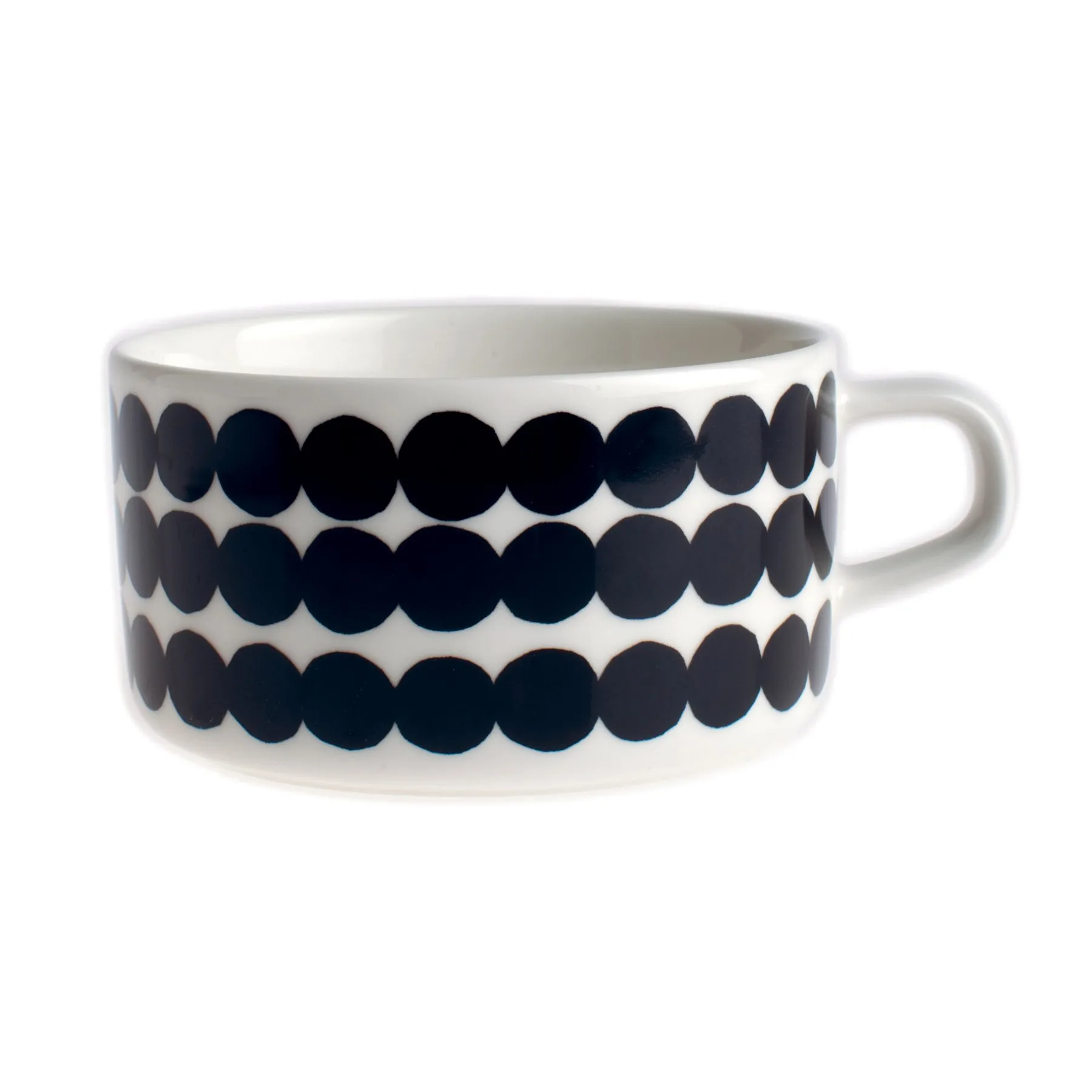 Tazza da tè Räsymatto 25 cl, nero-bianco Marimekko