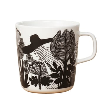 Tazza da tè Siirtolapuutarha  - nero-bianco-rosa - Marimekko