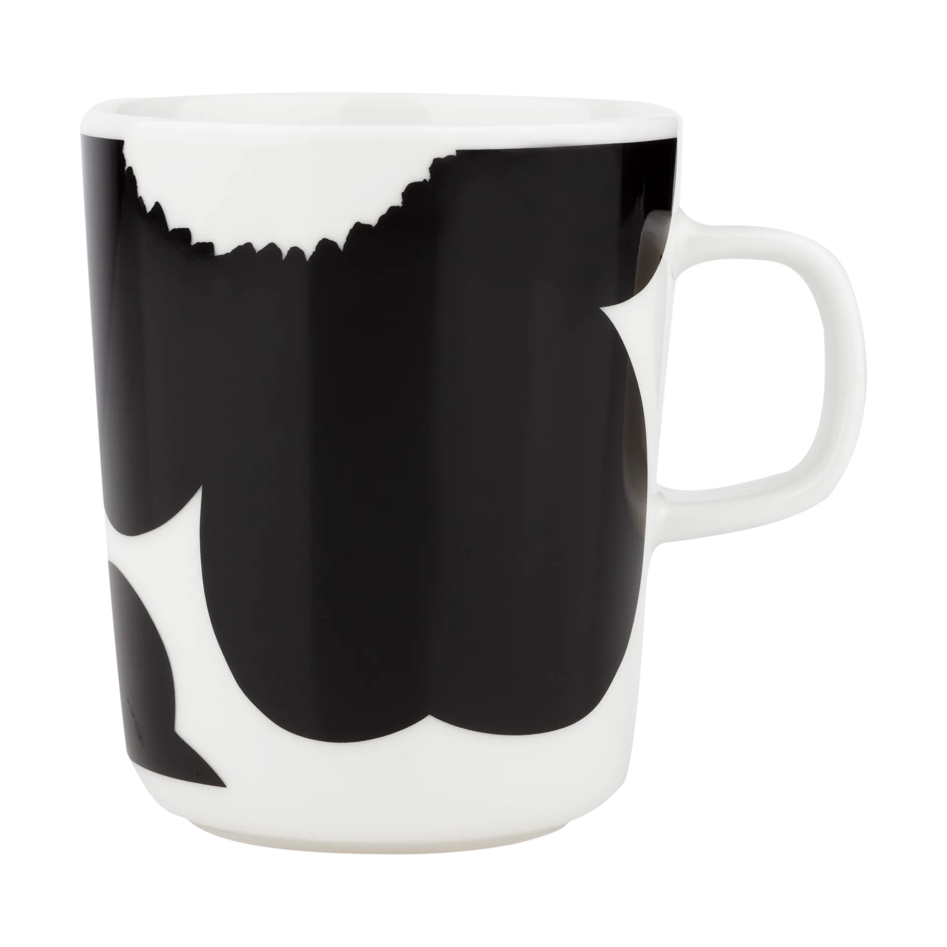Tazza Iso Unikko 25 cl, White-black Marimekko