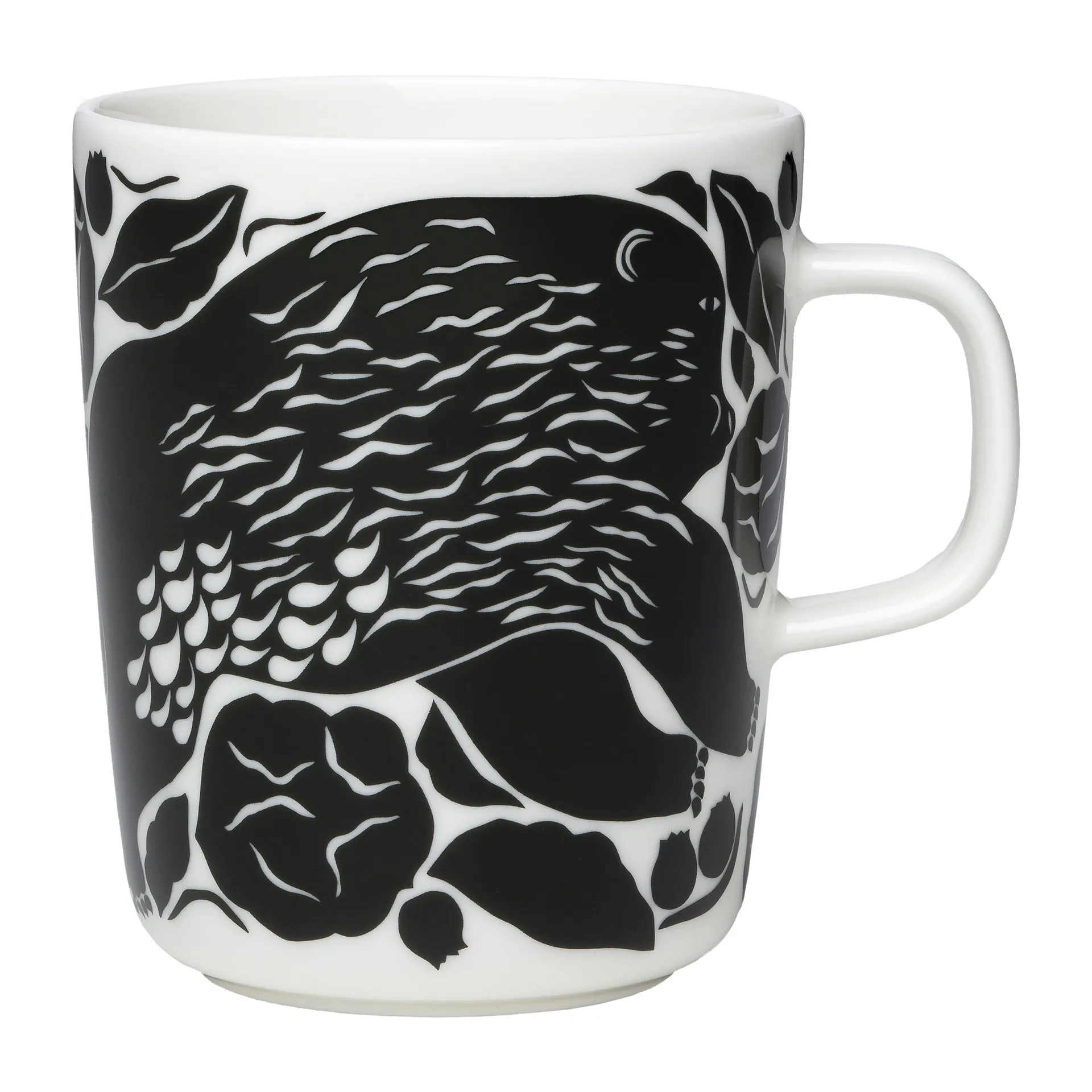 Tazza Karhuemo 2,5 dl, Bianco-verde scuro Marimekko