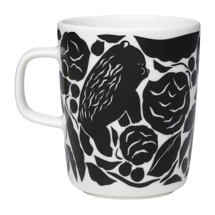 Tazza Karhuemo 2,5 dl, Bianco-verde scuro Marimekko