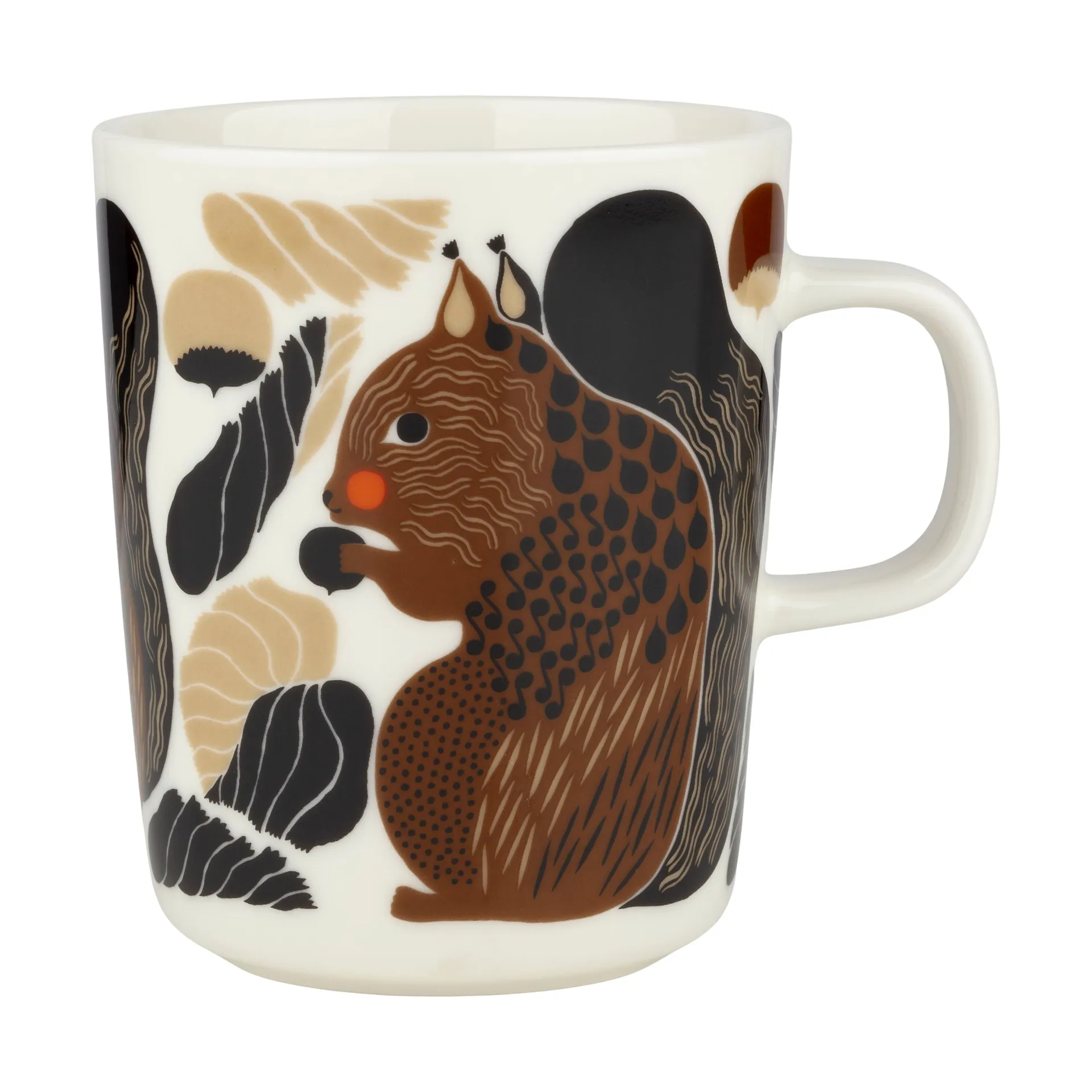 Tazza Kurre 25 cl, White-brown-green Marimekko