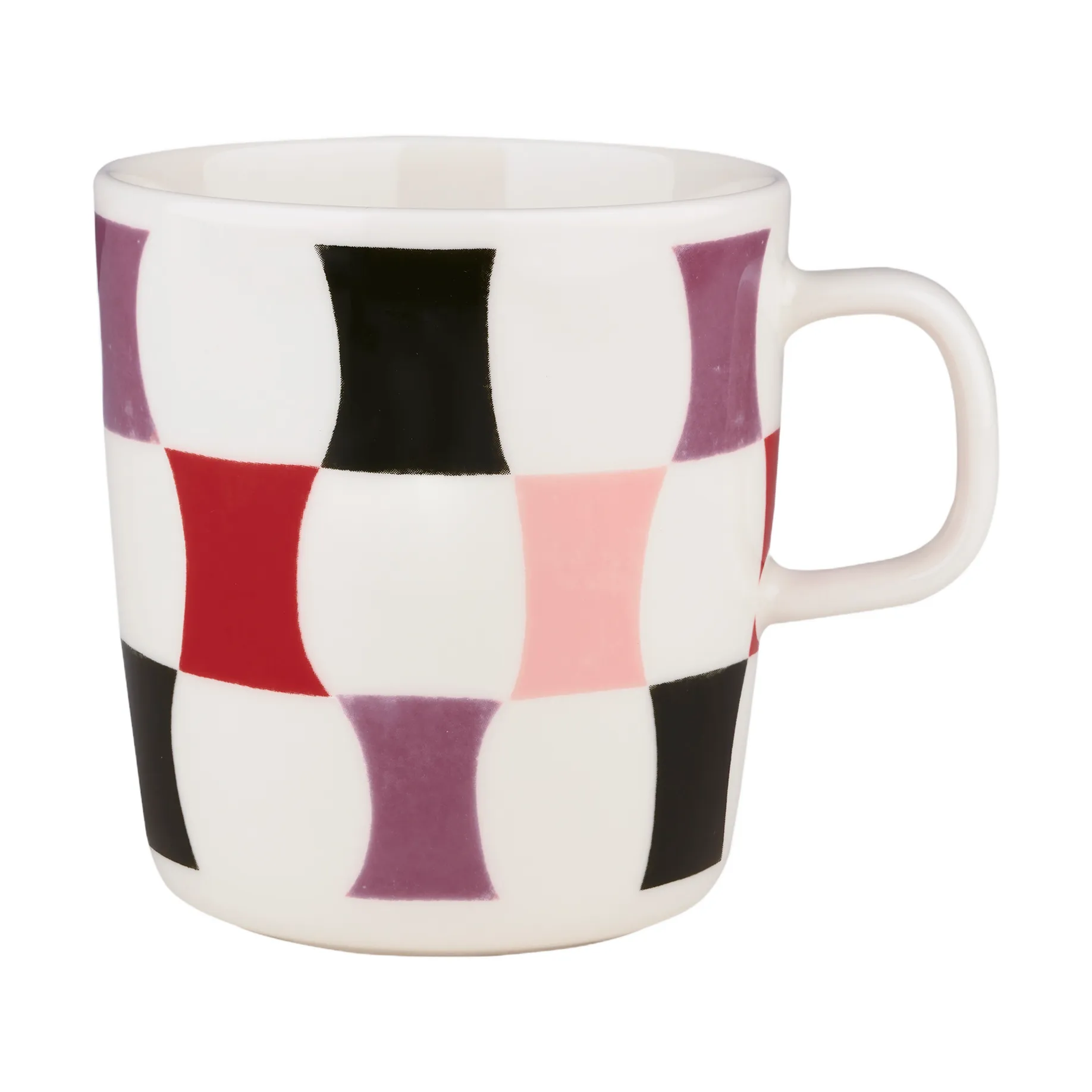 Tazza Sambara 4 dl, White-coal-red-powder Marimekko