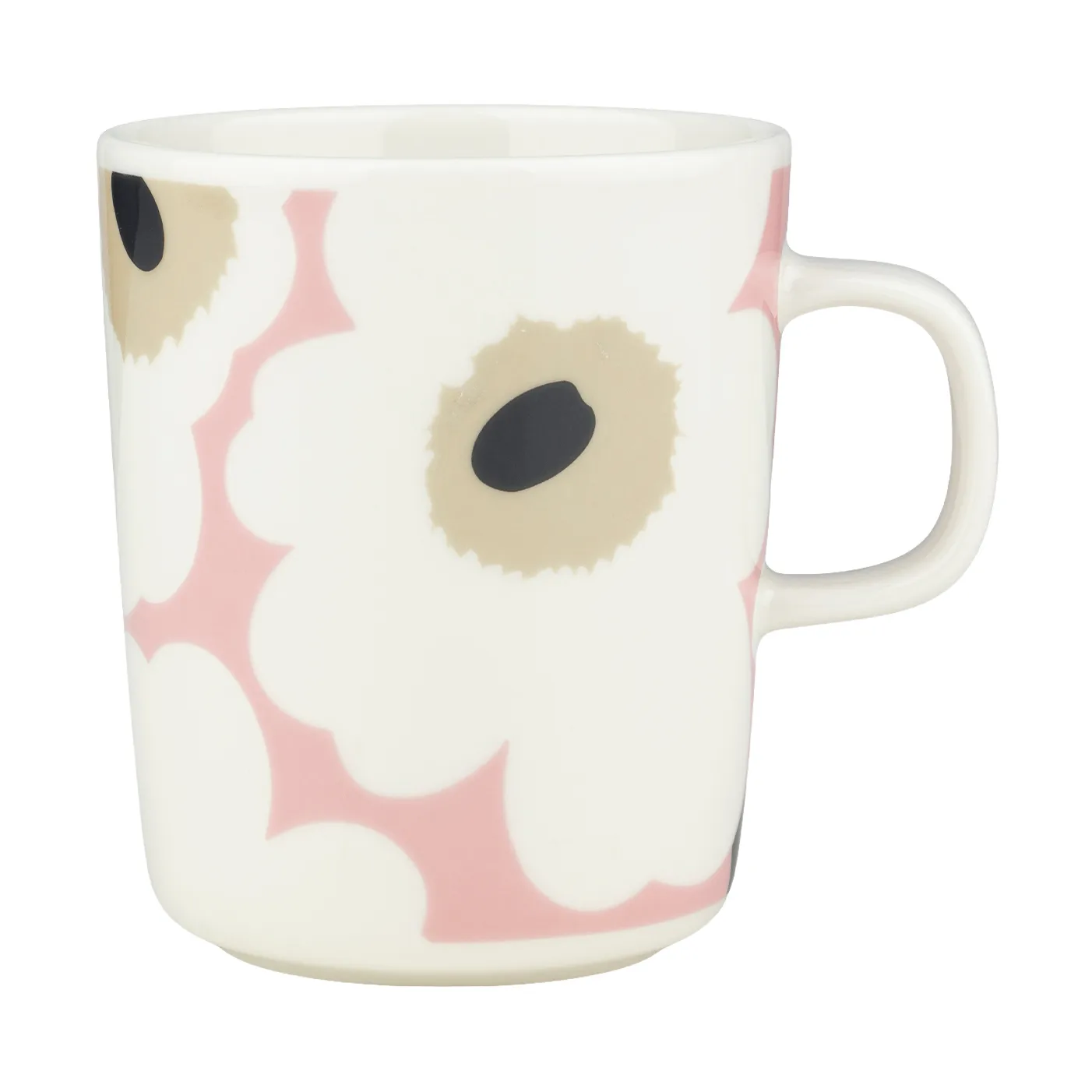 Tazza Unikko 25 cl, Off white-pink-sand-charcoal Marimekko