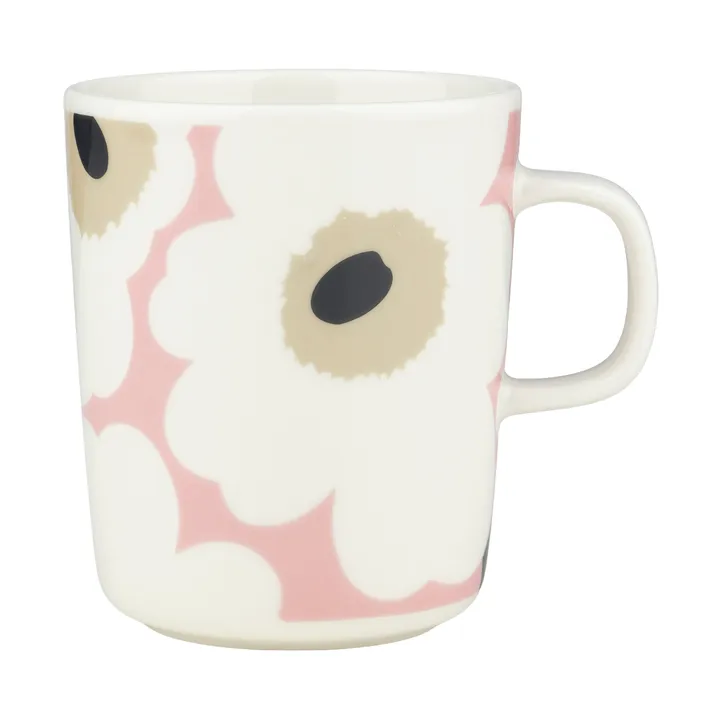Tazza Unikko 25 cl - Off white-pink-sand-charcoal - Marimekko