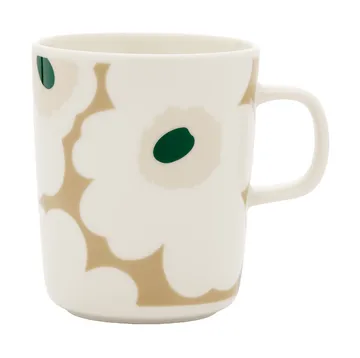 Tazza Unikko 25 cl - White-beige-light sand-dark green - Marimekko