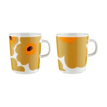 Tazza Unikko 2,5 dl confezione da 2 - Bianco - Marimekko