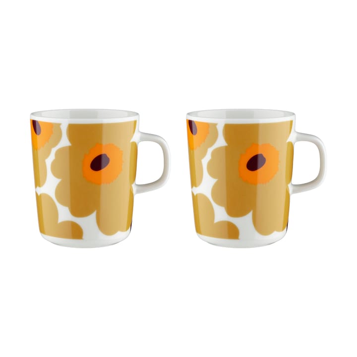 Tazza Unikko 2,5 dl confezione da 2 - Bianco - Marimekko