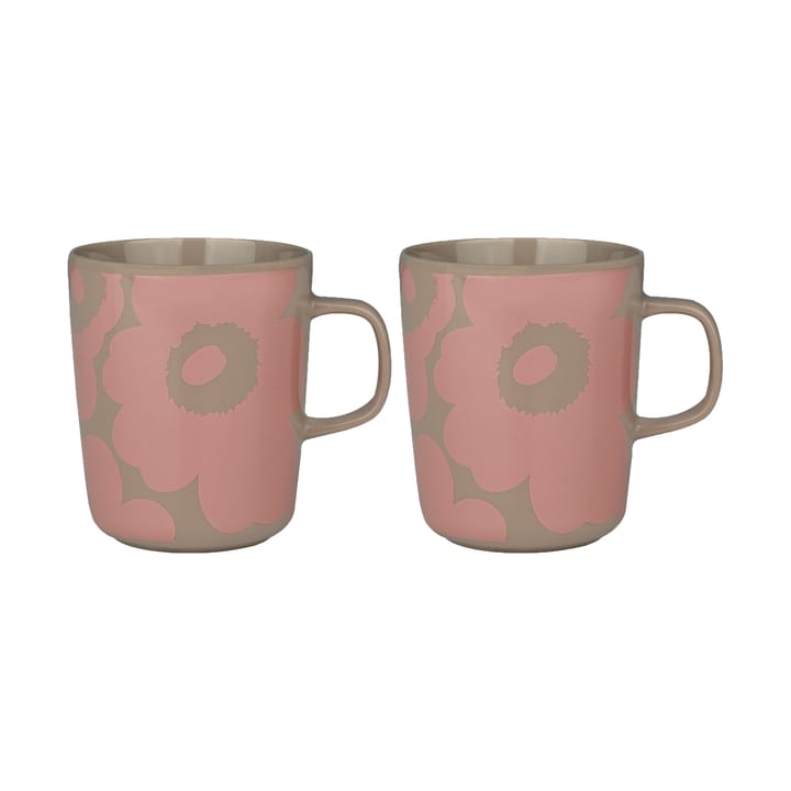 Tazza Unikko 2,5 dl confezione da 2 - Terra-peach - Marimekko