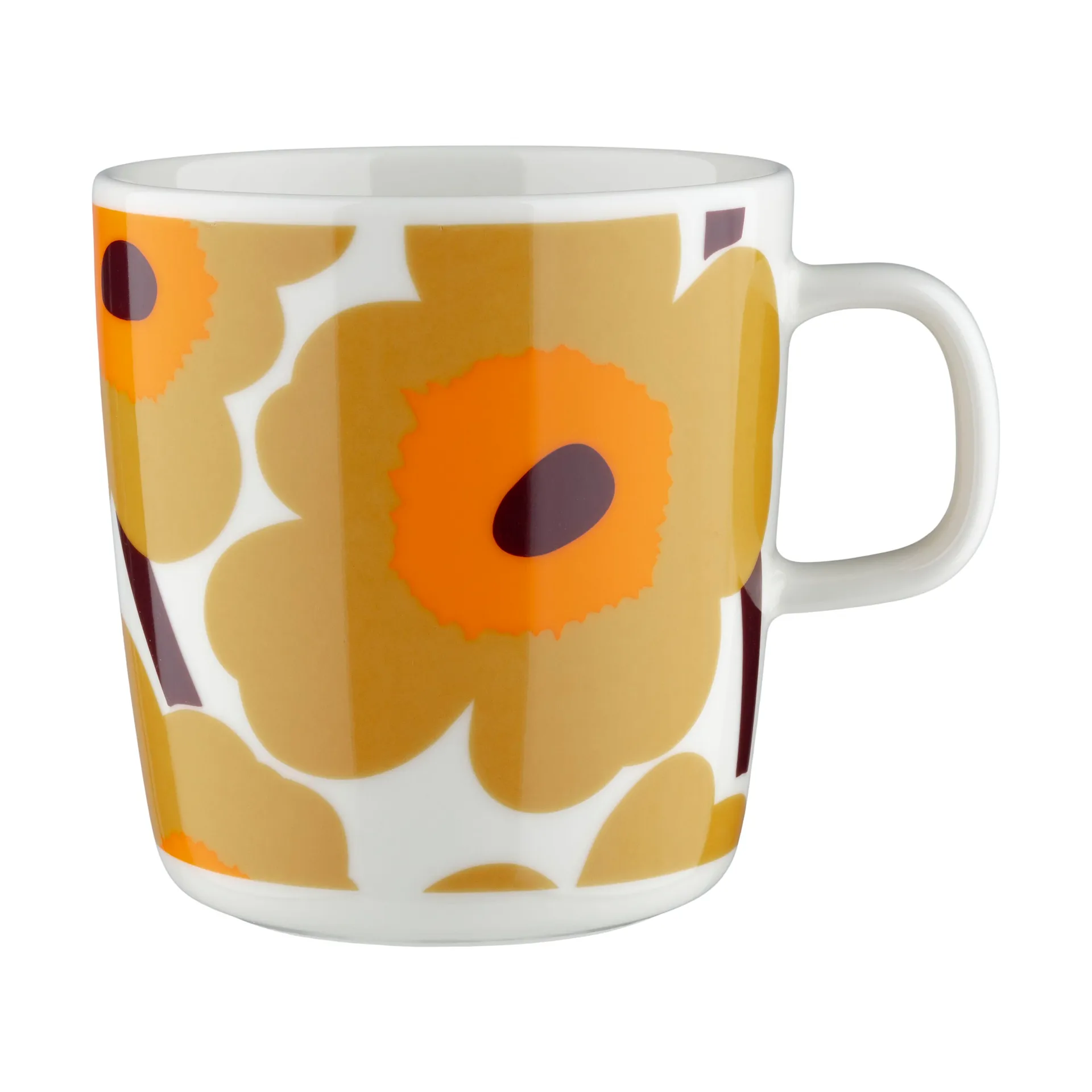 Tazza Unikko da 40 cl, White-caramel-warm orange Marimekko