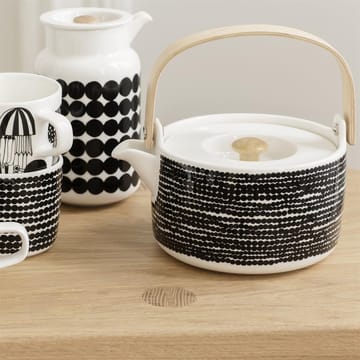 Teiera Räsymatto - nero-bianco - Marimekko