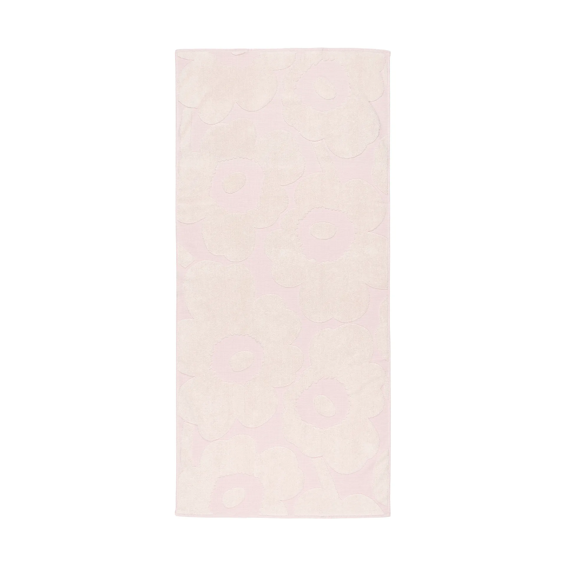Telo da bagno Unikko 70x150 cm, Bianco-rosa chiaro Marimekko