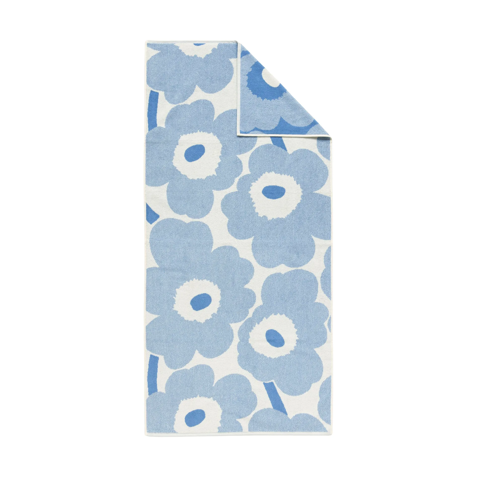 Telo da bagno Unikko 70x150 cm, Blu Marimekko