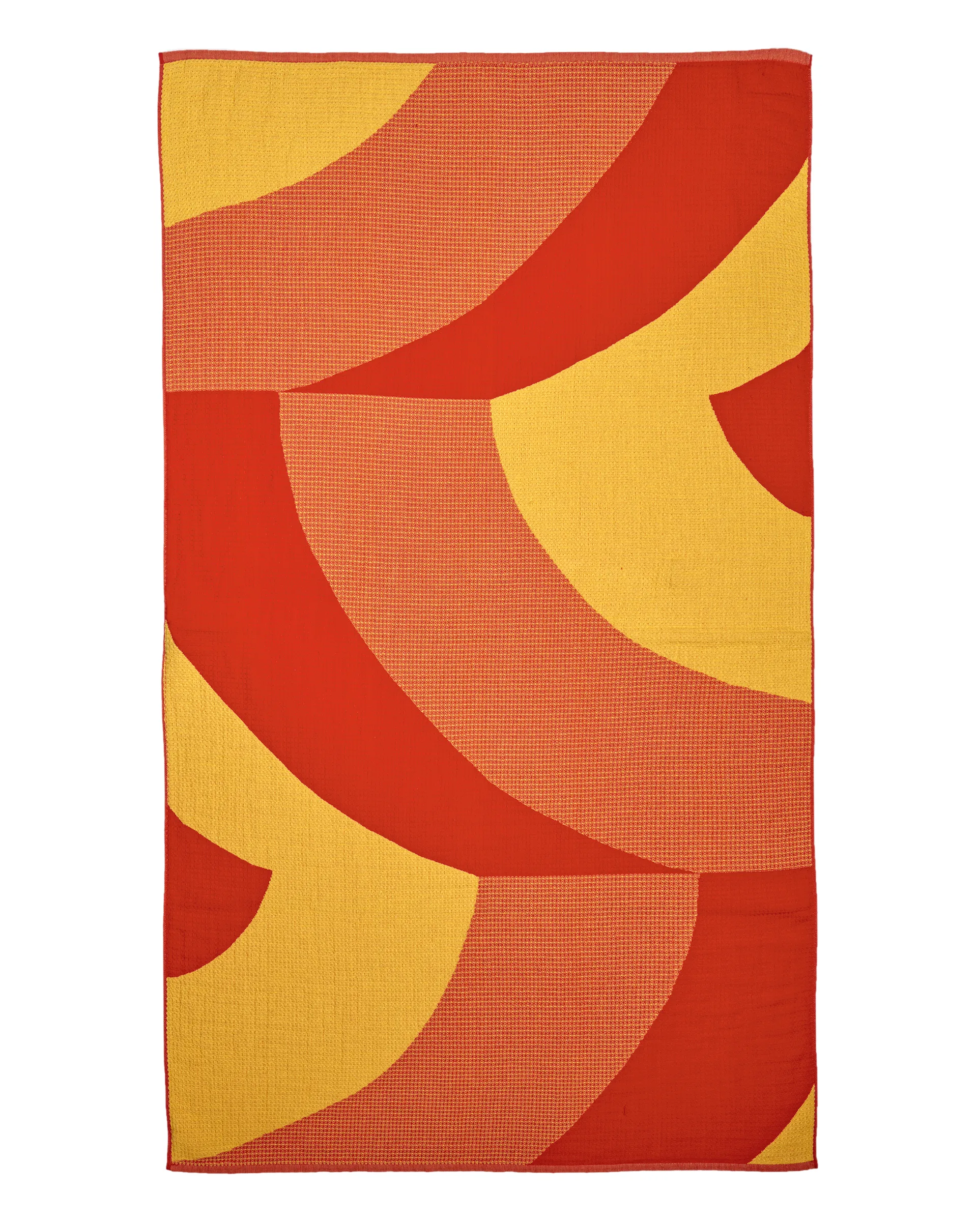 Telo da mare Savanni 100x180 cm, Rosso, oro Marimekko