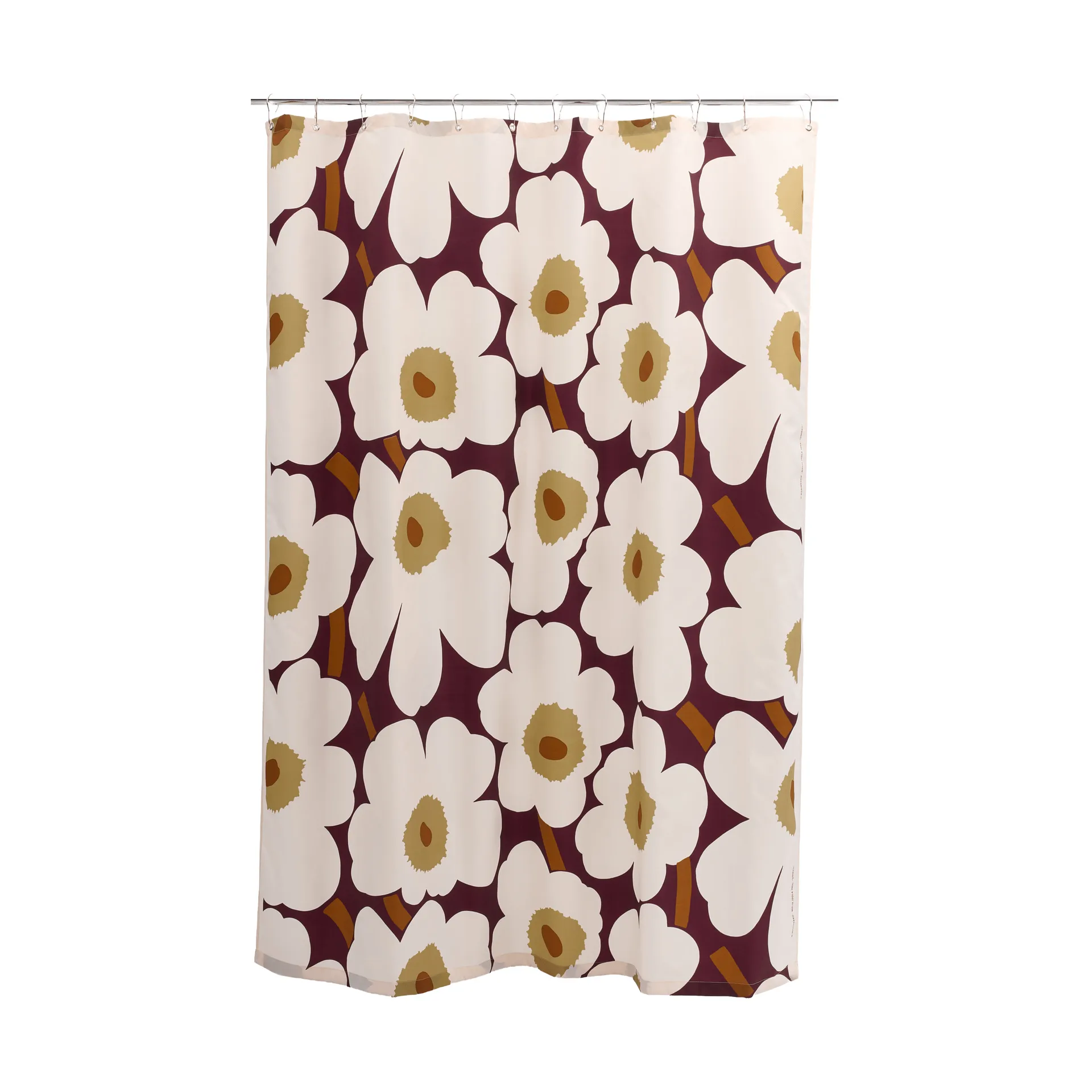 Tenda doccia Marimekko Unikko, Plum-pink-elmwood-toffee Marimekko