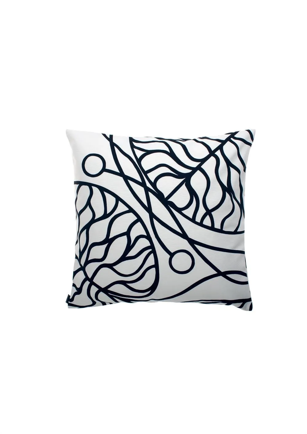 Tessuto Bottna, nero-bianco Marimekko