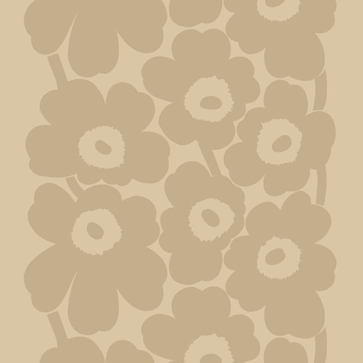 Tessuto di lino Unikko - beige - Marimekko