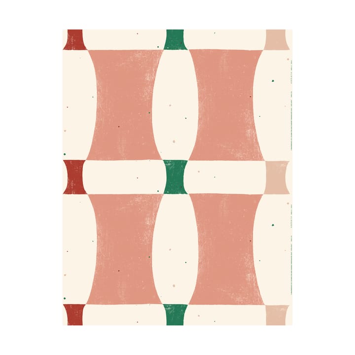 Tessuto in cotone Atalaya, Cotton-peach-red Marimekko