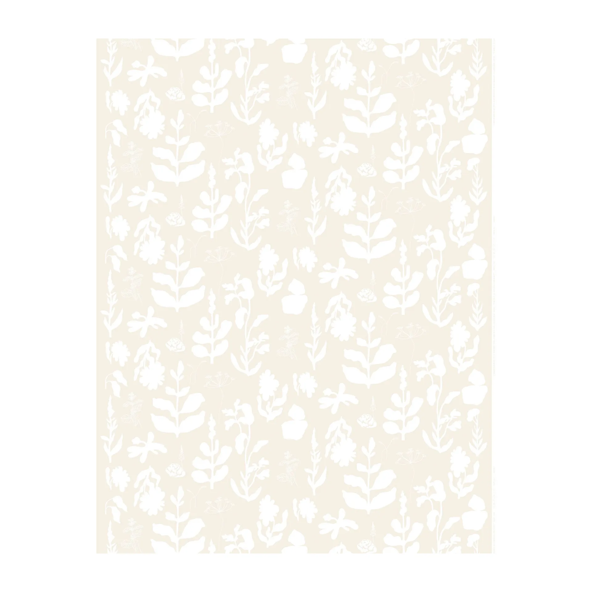 Tessuto in cotone Elokuun Varjot , Beige-bianco Marimekko