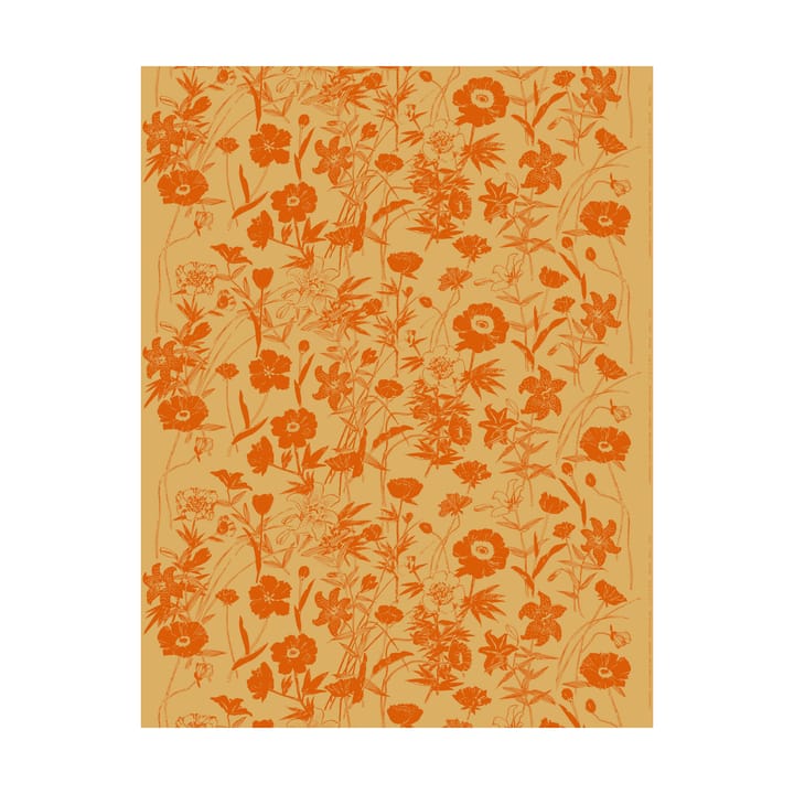 Tessuto in cotone Perenna - Caramello-arancione bruciato - Marimekko