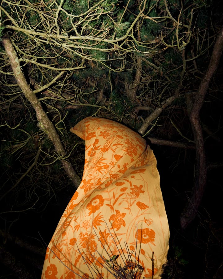 Tessuto in cotone Perenna, Caramello-arancione bruciato Marimekko