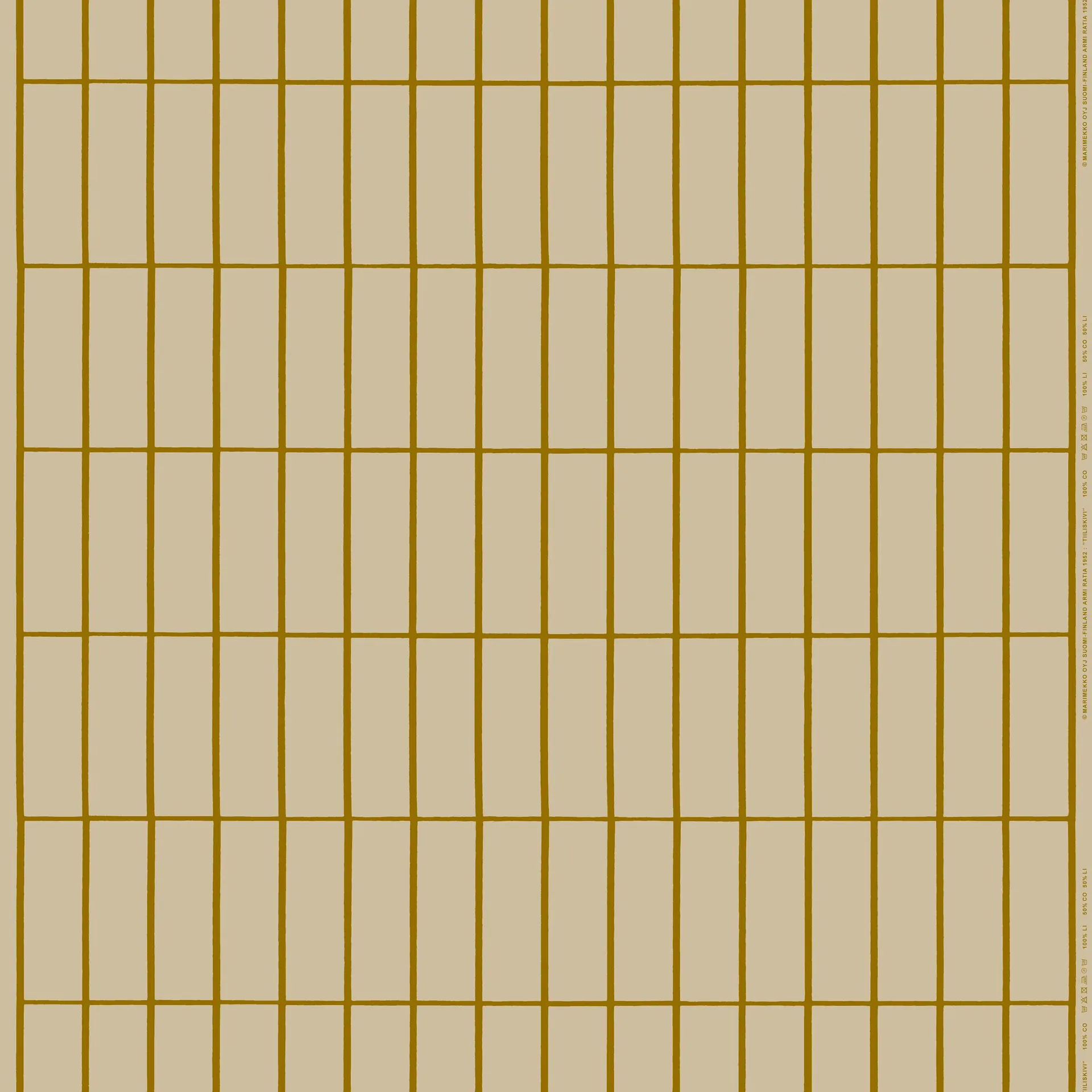 Tessuto in lino-cotone Tiiliskivi,  Marimekko