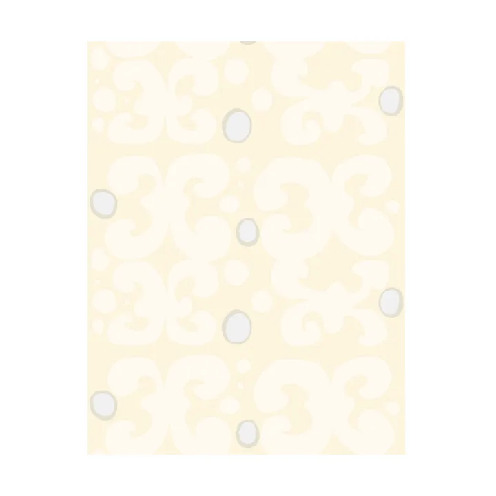 Tessuto Keidas - Chalk-natural white-silver grey-sateen - Marimekko