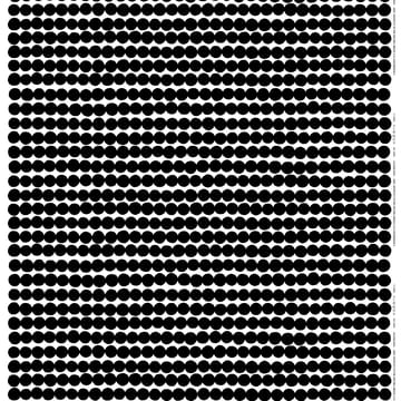 Tessuto Räsymatto - nero-bianco - Marimekko