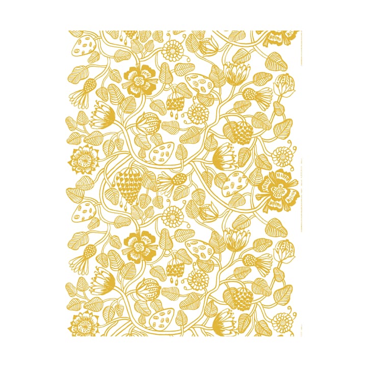 Tessuto Tiara  - Bianco-oro - Marimekko