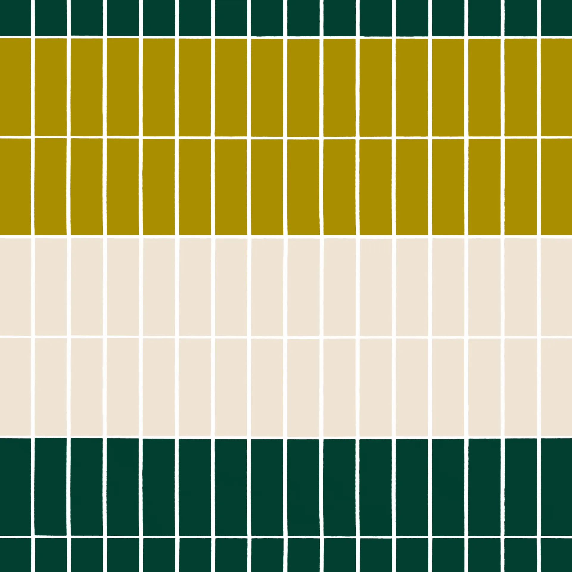 Tessuto Tiiliskivi, beige-verde Marimekko