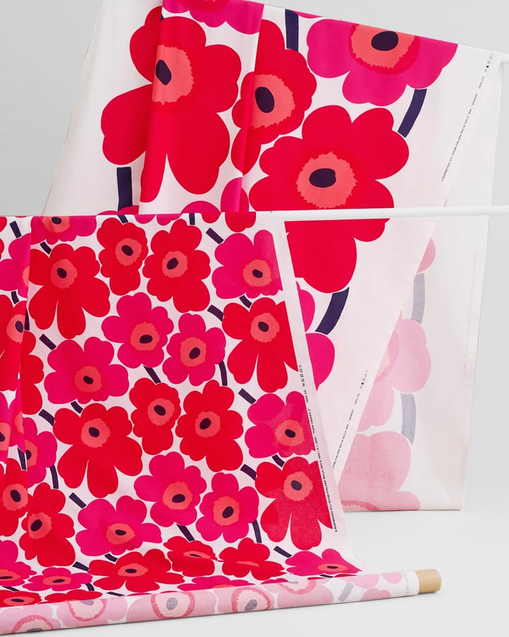 Tessuto Unikko, rosso Marimekko