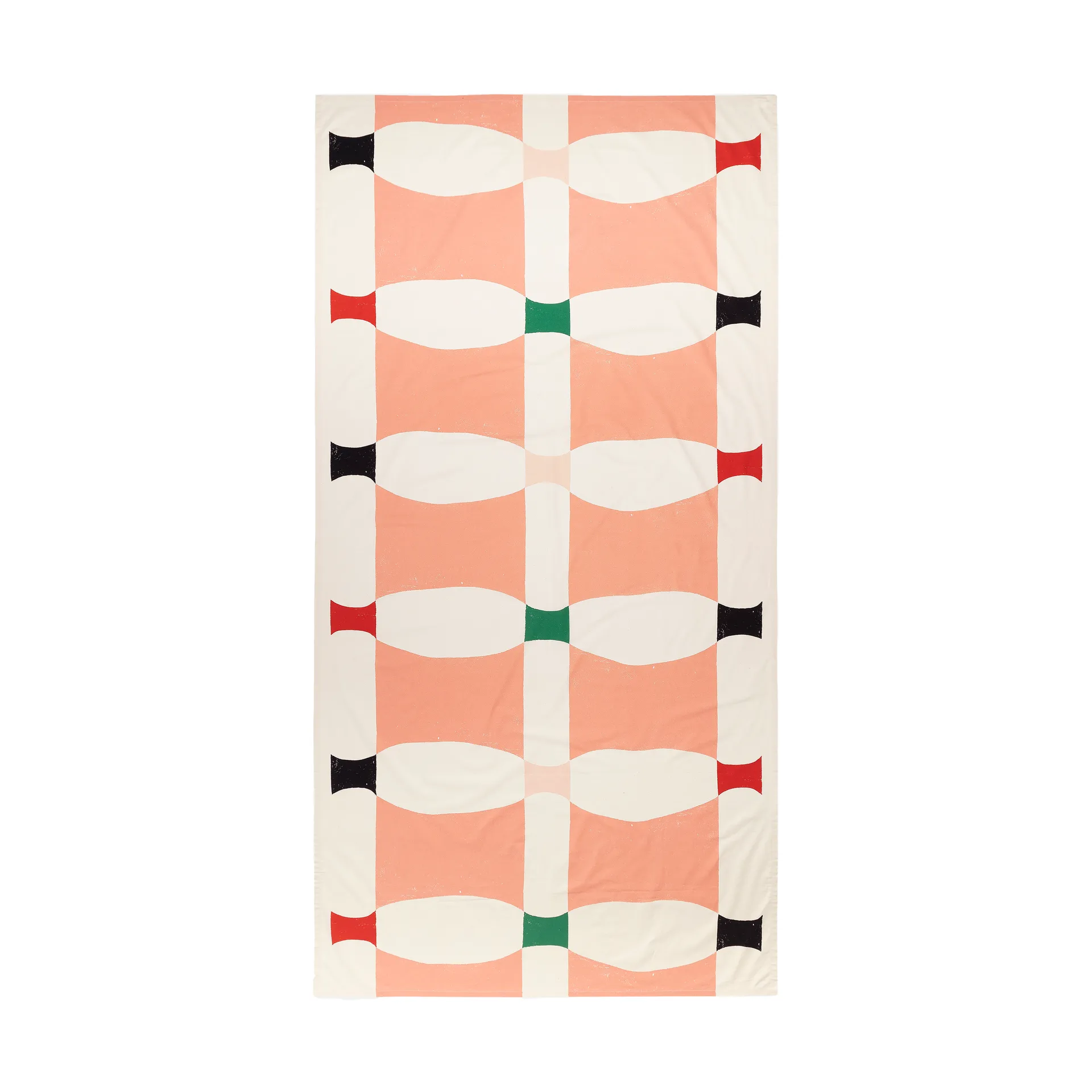 Tovaglia Atalaya 140x273 cm, Cotton-peach-green Marimekko