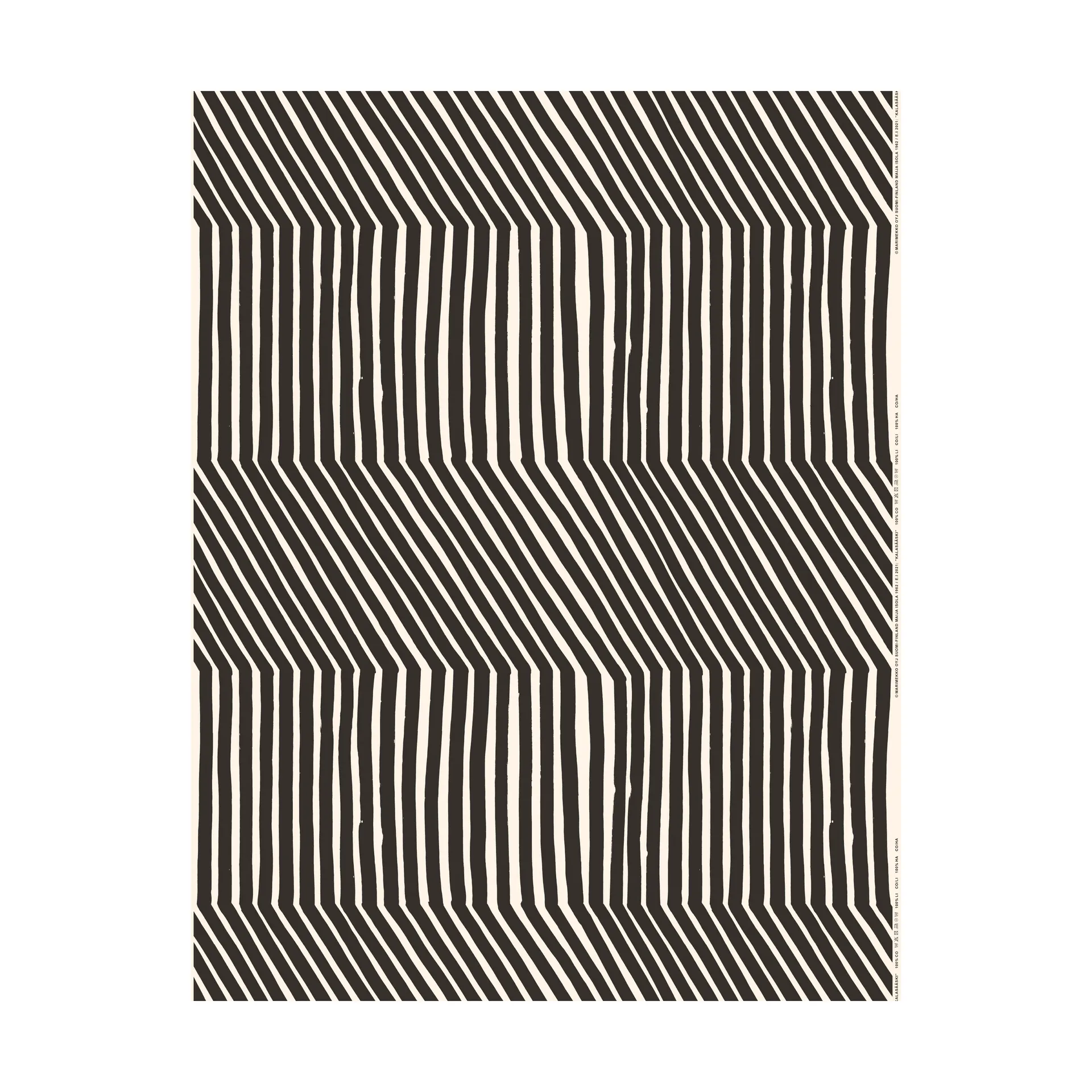 Tovaglia cerata Kalasääski, Cotton-coal Marimekko