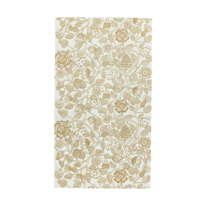 Tovaglia Tiara 135x250 cm, Bianco-oro Marimekko
