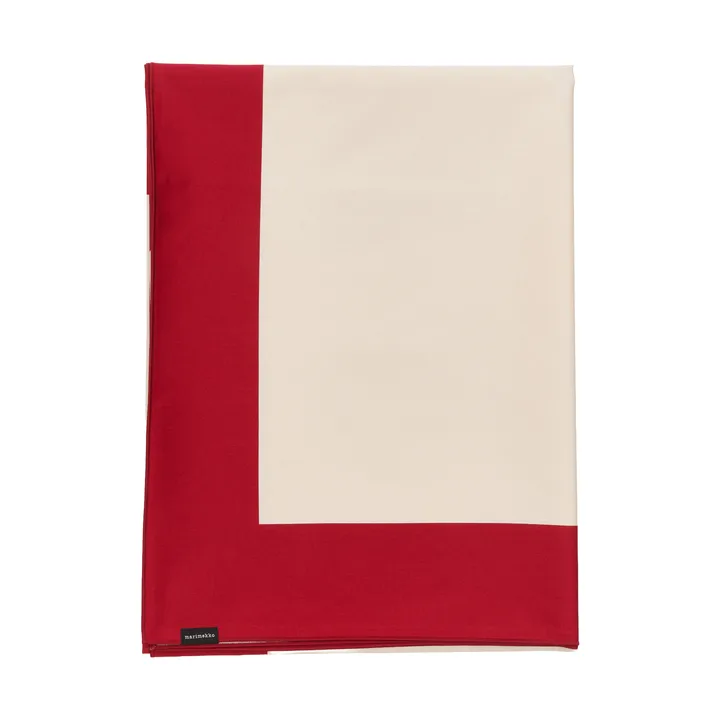 Tovaglia Unikko - Off white-cranberry-rose, 140x140 cm - Marimekko