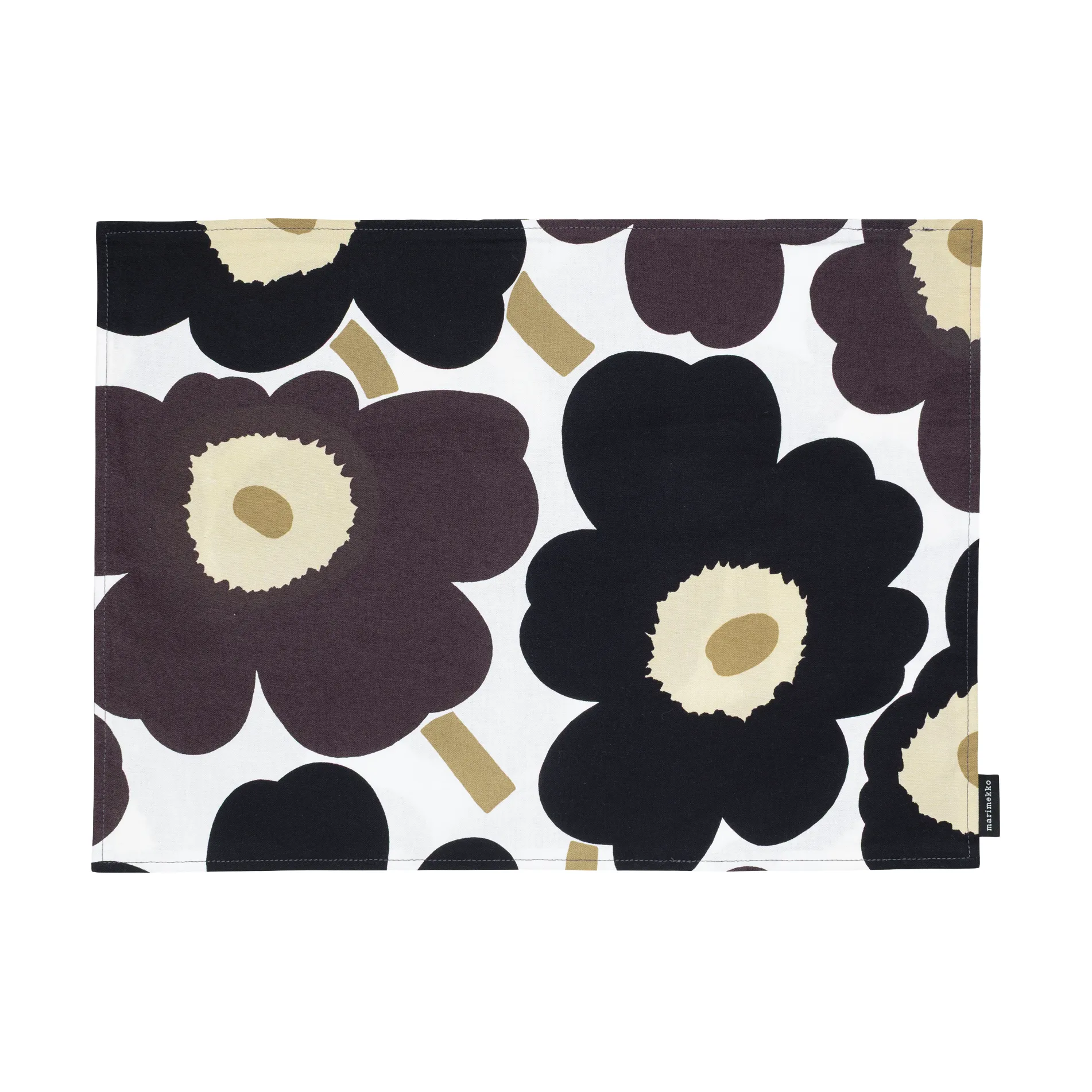Tovaglietta acrilica Marimekko Pieni Unikko, White-dark grey-beige Marimekko