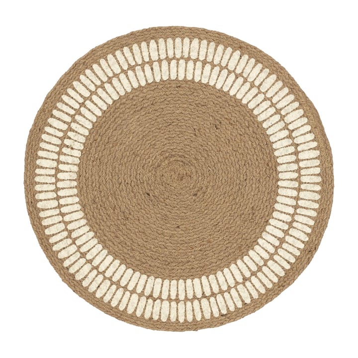 Tovaglietta Alku juta Ø 38 cm, Bianco sporco Marimekko