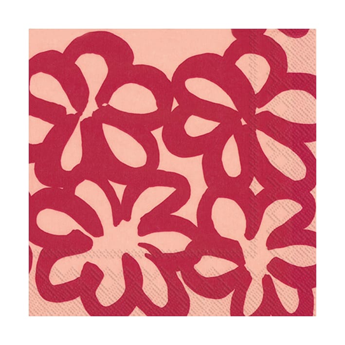 Tovaglioli Jättikukka 33x33 cm confezione da 20 - Rosa - Marimekko