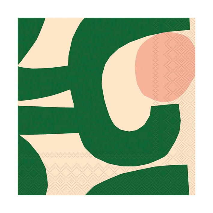 Tovaglioli Seppel 33x33 cm confezione da 20 - Verde - Marimekko