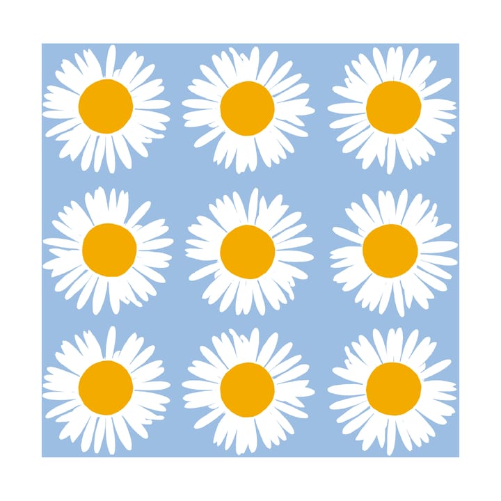 Tovagliolo Auringonkukka 33x33 cm confezione da 20 - Blu - Marimekko