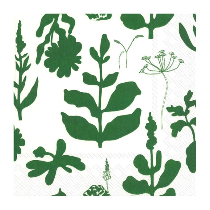 Tovagliolo Elokuun Varjot 33x33 cm confezione da 20 - Verde - Marimekko