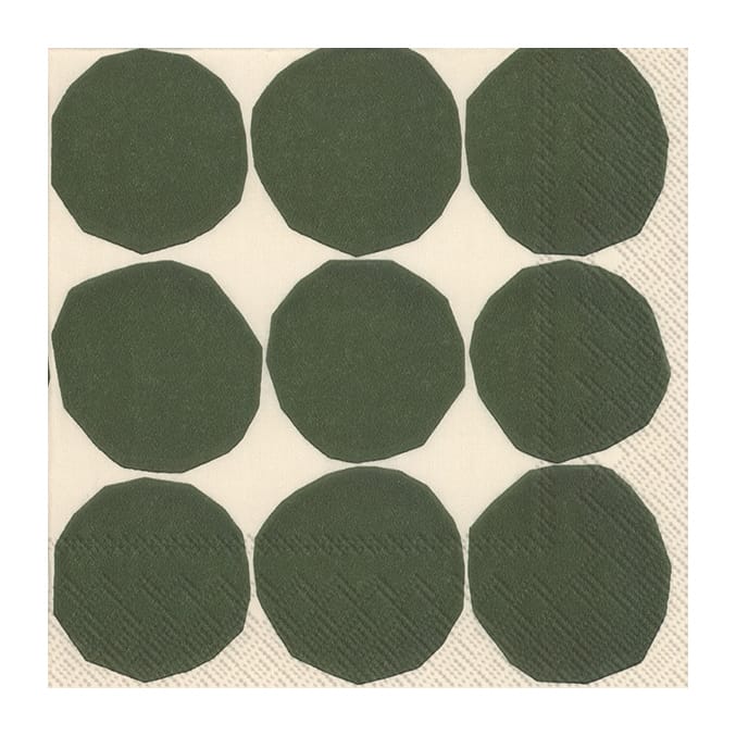 Tovagliolo Kivet 33x33 cm confezione da 20 - Bianco-verde - Marimekko