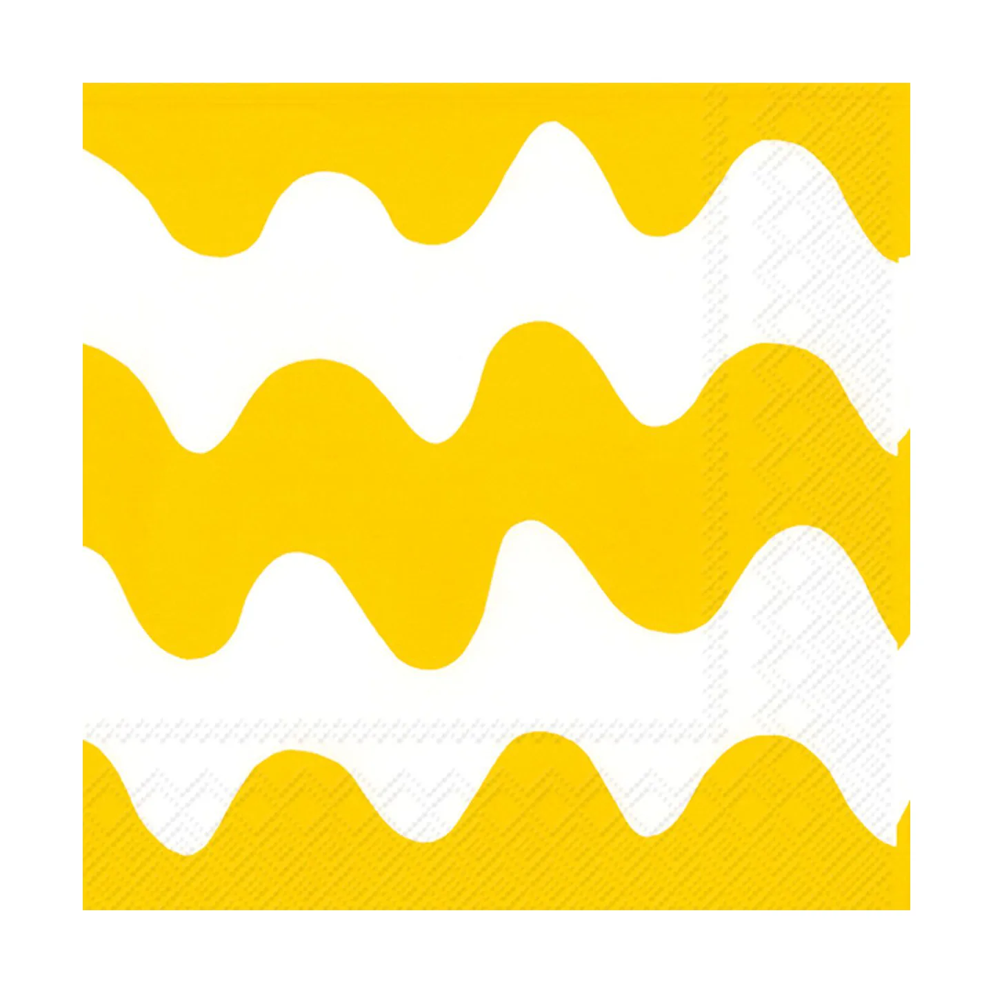 Tovagliolo Lokki 33x33 cm confezione da 20, Giallo chiaro Marimekko