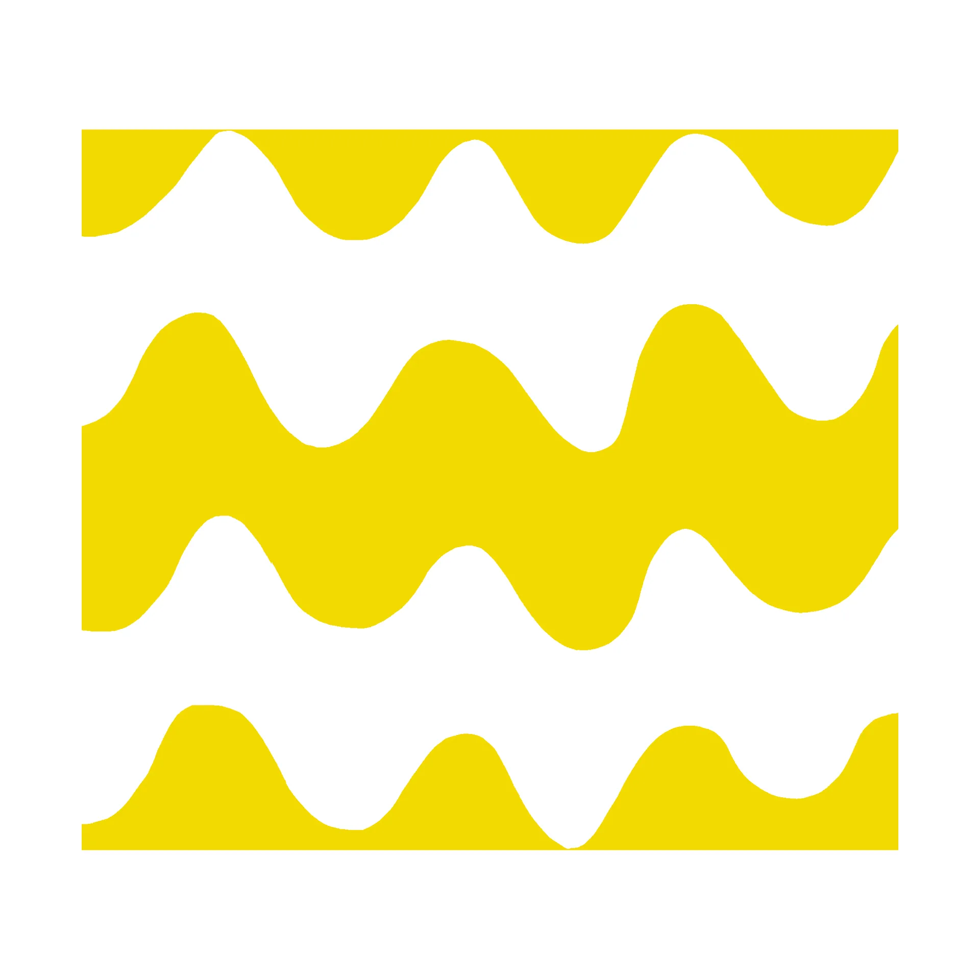 Tovagliolo Lokki 33x33 cm confezione da 20, Giallo Marimekko