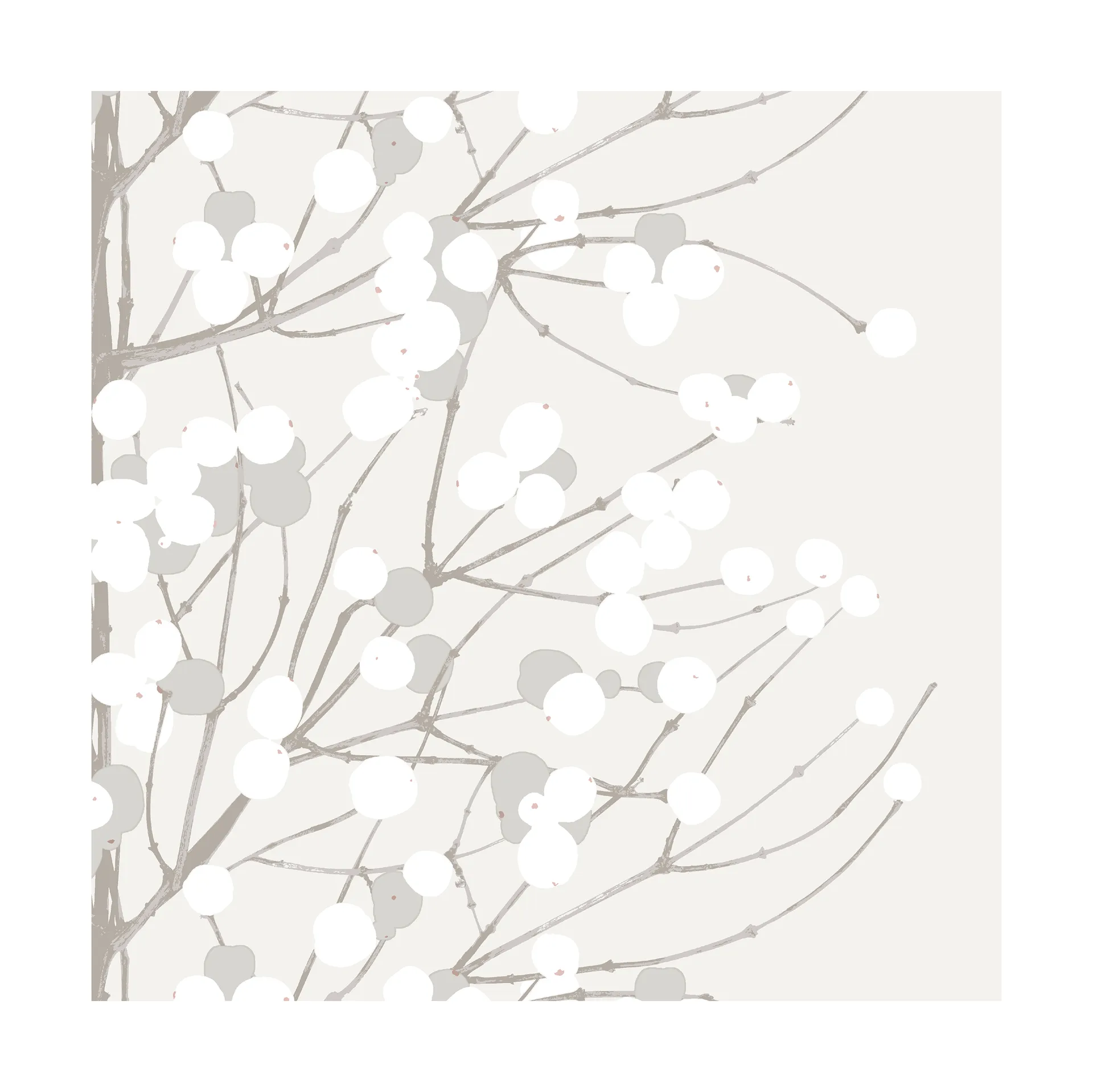 Tovagliolo Lumimarja 33x33 cm confezione da 20, Bianco Marimekko