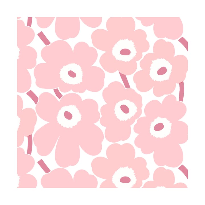 Tovagliolo Mini Unikko confezione da 20 - Rosa chiaro - Marimekko