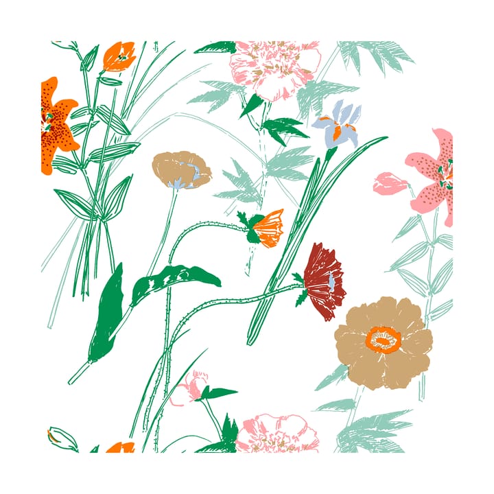 Tovagliolo Puutarhakutsut 33x33 cm confezione da 20 - Bianco - Marimekko