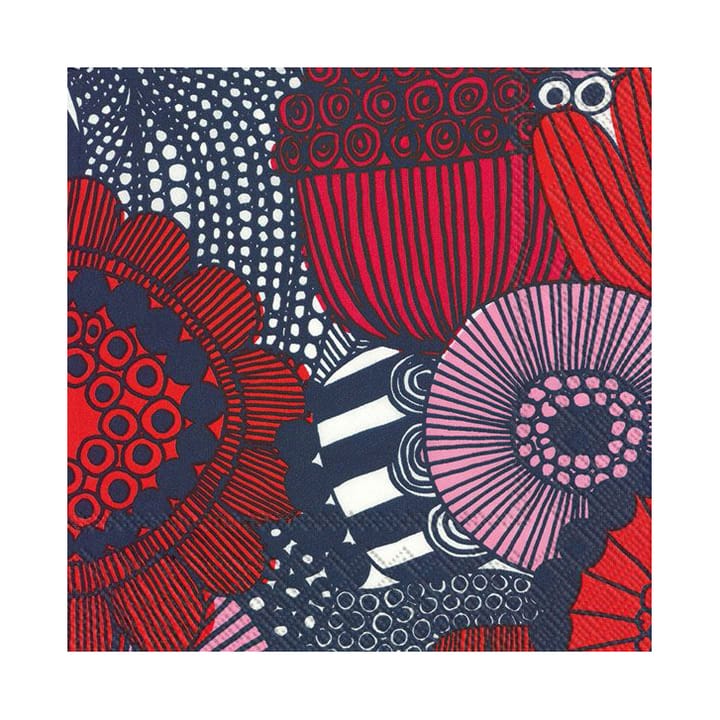 Tovagliolo Siirtolapuutarha 33x33 cm confezione da 20 - rosa - Marimekko