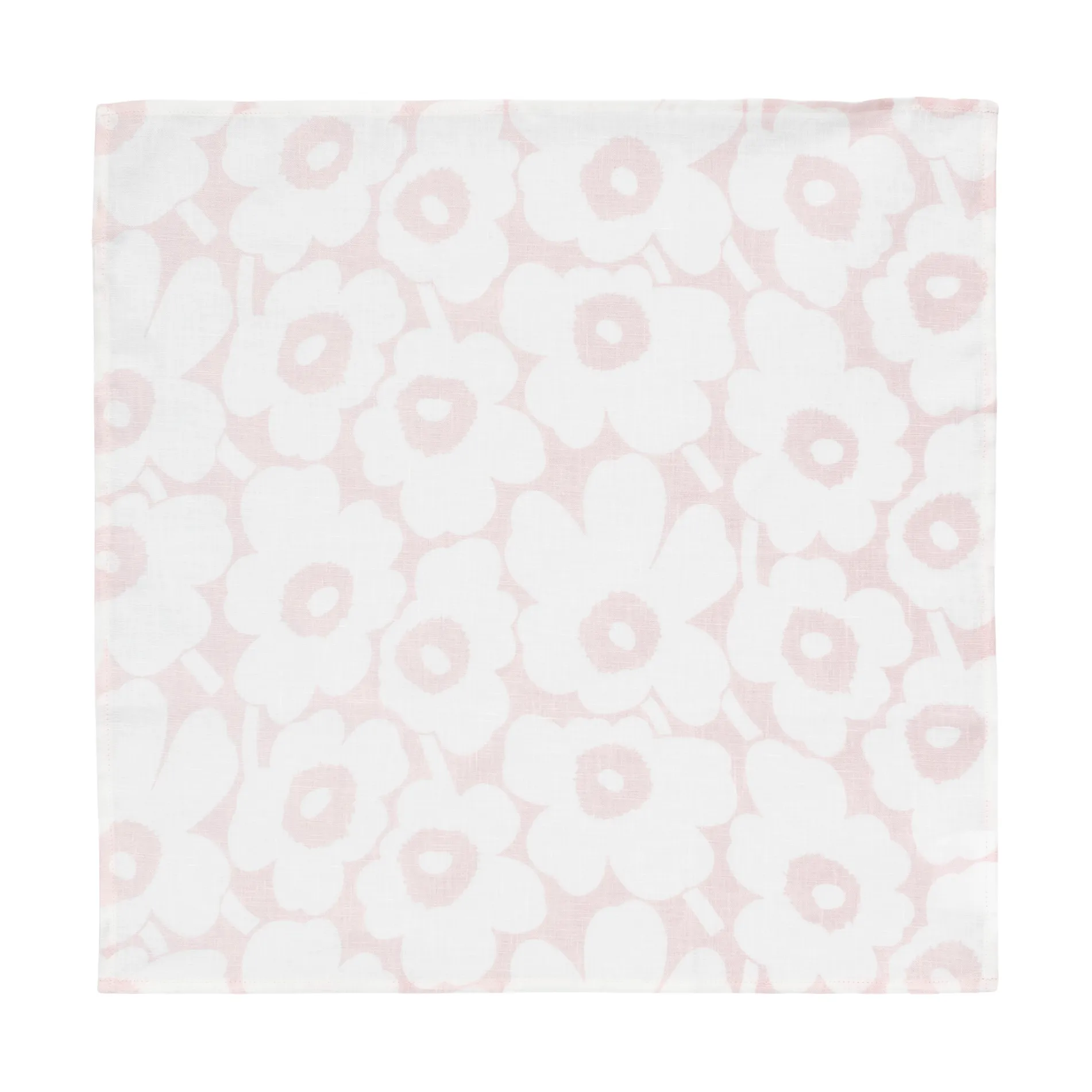 Tovagliolo tessuto Marimekko Mini Unikko 43x43 cm, White-pink Marimekko