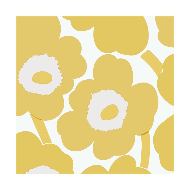 Tovagliolo Unikko 33x33 cm confezione da 20 - Oro   - Marimekko